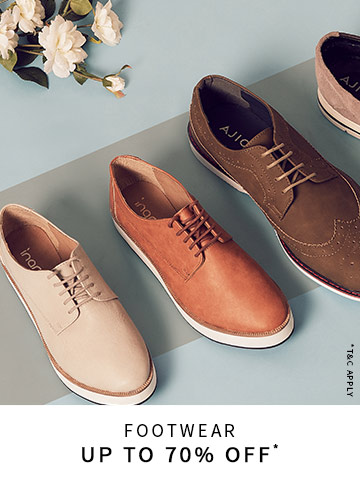 Top Branded Men's Footwear | Ajio Sale