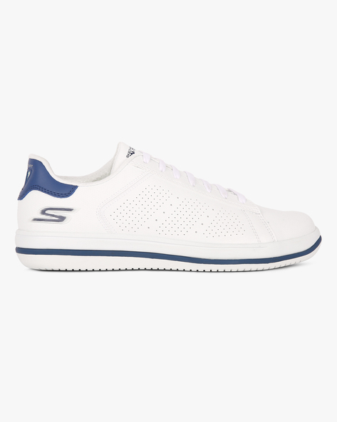 skechers white casual shoes