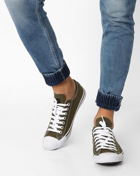 AJIO - N9-Treated Classic Canvas Sneakers